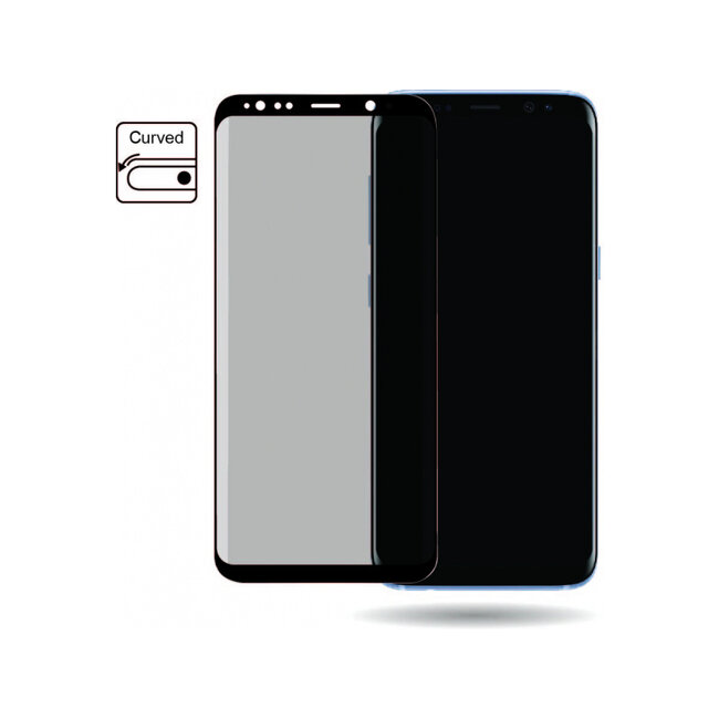 Mobilize Edge-To-Edge Glass Screen Protector Samsung Galaxy S8+ Black
