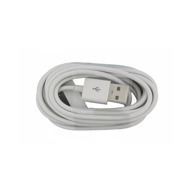 Xccess Data Cable Apple iPhone 3G(s)/4/iPad 2 2m. White Bulk