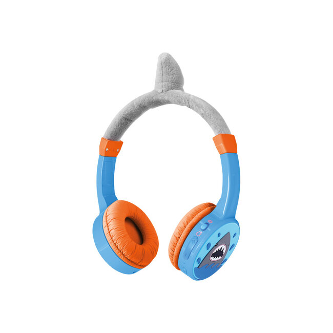Mobilize Wireless/Wired Over Ear Kids Headphone 85dB Shark