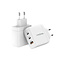 Mobilize Wall Charger 2x USB-C + 1x USB GaN 65W with PD/PPS White