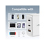 Mobilize Wall Charger 2x USB-C + 1x USB GaN 65W with PD/PPS White