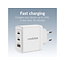 Mobilize Wall Charger 2x USB-C + 1x USB GaN 65W with PD/PPS White