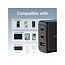 Mobilize Wall Charger 2x USB-C + 1x USB GaN 65W with PD/PPS Black