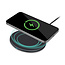 Mobilize Wireless Fast Charger Flat 5W/7.5W/10W/15W PU Leather Grey