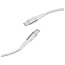 Mobilize Strong Nylon Cable USB-C to USB-C 1m. 100W White