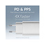 Mobilize Wall Charger 2x USB-C GaN 45W with PD/PPS White