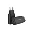 Mobilize Wall Charger 2x USB-C GaN 45W with PD/PPS Black