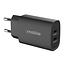 Mobilize Wall Charger 2x USB-C GaN 45W with PD/PPS Black