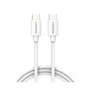 Mobilize Mobilize Cable USB-C to USB-C 1m. 100W White