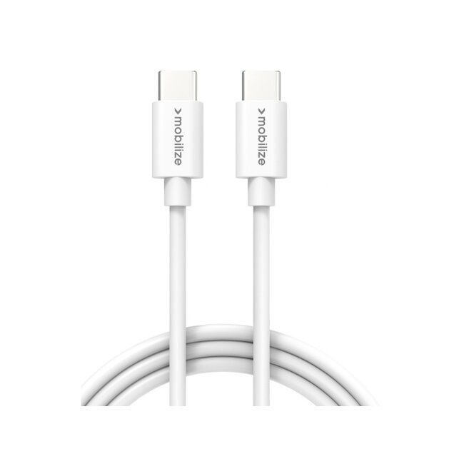 Mobilize Cable USB-C to USB-C 1m. 100W White