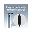 Mobilize In-ear Stereo Headset with Remote USB-C Black
