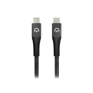 Mobilize Mobilize Strong Nylon Cable USB-C to USB-C 1m. 100W Black