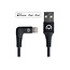 Mobilize Strong Nylon 90° Cable Apple MFi Lightning 1.5m. 12W Black