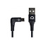 Mobilize Strong Nylon 90° Cable Micro USB 1.5m. 12W Black