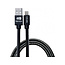 Senza Premium Leather Charge/Sync Cable Micro USB 1.5m. 12W Black