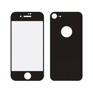 Mobilize Mobilize Edge-To-Edge Glass Screen Protector Apple iPhone 8 Front and Back Pack Black Full Glue