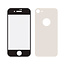 Mobilize Edge-To-Edge Glass Screen Protector Apple iPhone 8 Front and Back Pack Silver Full Glue