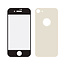 Mobilize Edge-To-Edge Glass Screen Protector Apple iPhone 8 Front and Back Pack Gold Full Glue