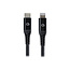 Mobilize Strong Nylon Cable USB-C to MFi Lightning 2m. 60W Black