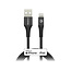 Mobilize Strong Nylon Cable USB to Apple MFi Lightning 1m. 12W Black