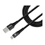 Mobilize Strong Nylon Cable USB to Apple MFi Lightning 1m. 12W Black