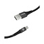 Mobilize Strong Nylon Cable USB to Apple MFi Lightning 2m. 12W Black