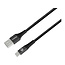 Mobilize Strong Nylon Cable USB to Apple MFi Lightning 20cm. 12W Black