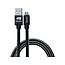 Senza Premium Leather Charge/Sync Cable Lightning 1.5m Black