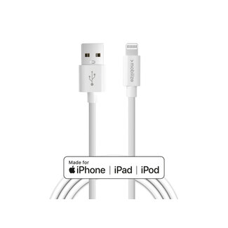 Mobilize Mobilize Cable USB to Apple MFi Lightning 1m. 12W White