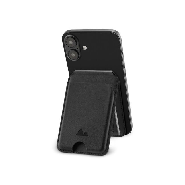 My Style MagSafe Compatible Magnet Card Holder with Stand Function Black