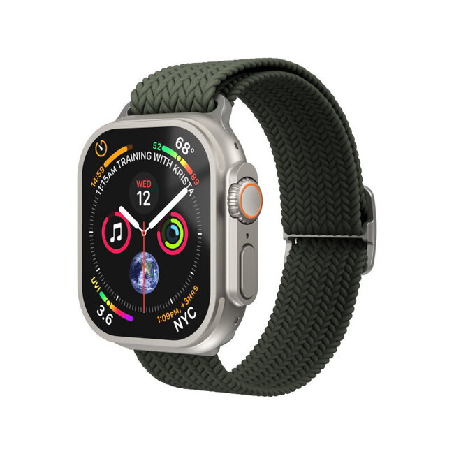 Vonmählen Woven Loop For Apple Watch 44 - 45 - 46 - 49mm One Size Olive