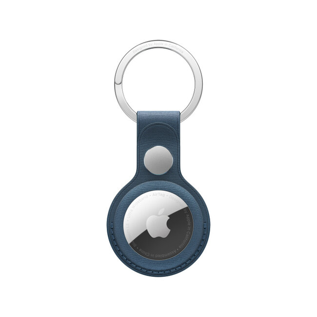 MT2K3ZM/A Apple Airtag FineWoven Key Ring Pacific Blue