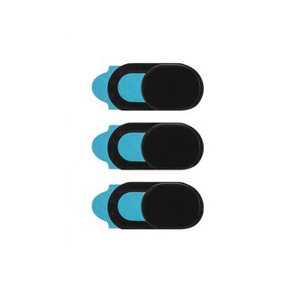 Xccess Xccess Selfie Camera Privacy Cover for Mobile Black (3-pack)