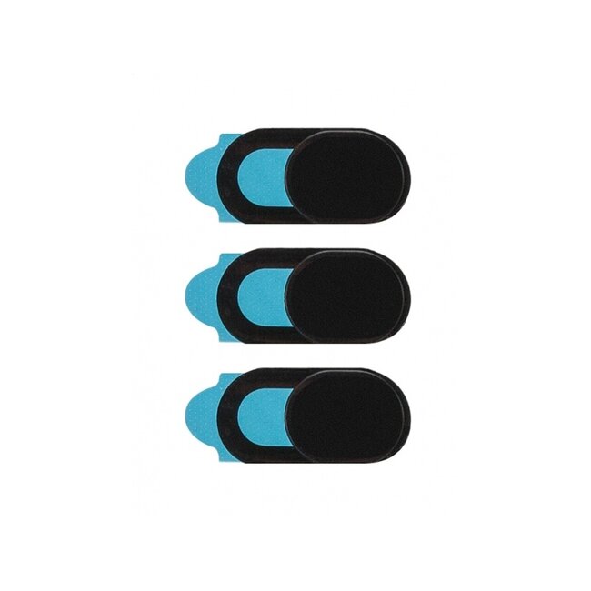 Xccess Selfie Camera Privacy Cover for Mobile Black (3-pack)