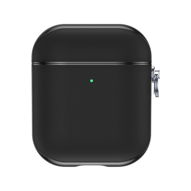 Valenta Leather Snap Case Apple Airpods Gen 1/2 Black