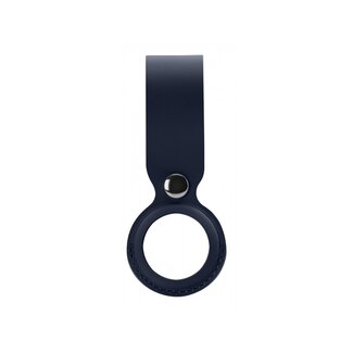 Xccess Xccess PU Leather Airtag Loop Dark Blue