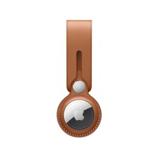 Apple MX4A2ZM/A Apple Airtag Leather Loop Saddle Brown