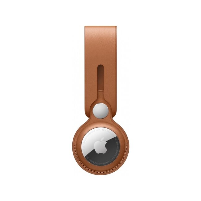MX4A2ZM/A Apple Airtag Leather Loop Saddle Brown