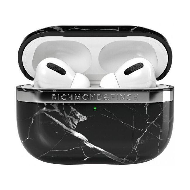 Richmond & Finch Freedom Series Apple Airpod Pro Black Marble/Silver