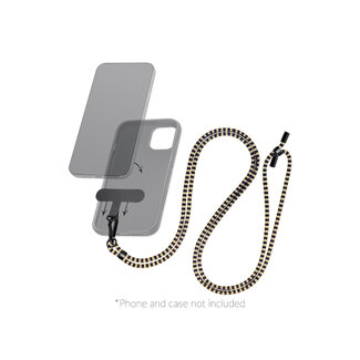Mobilize Mobilize Nylon Lanyard Blue/Beige