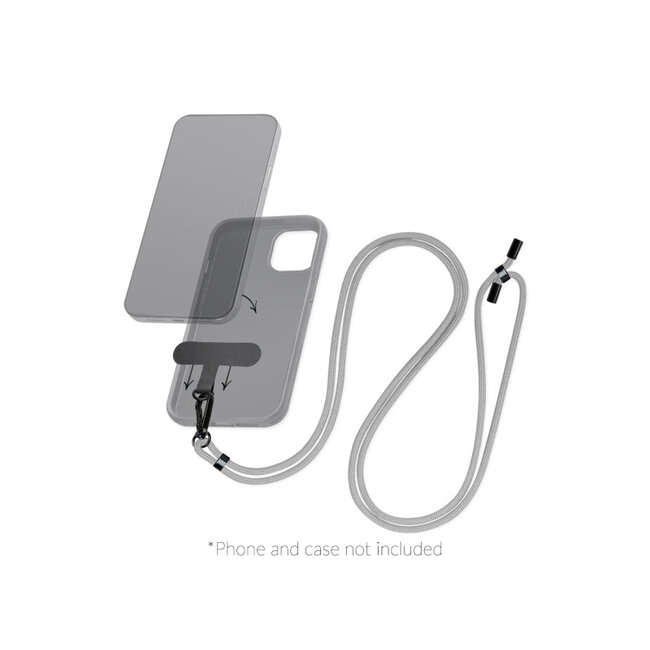 Mobilize Nylon Lanyard Grey