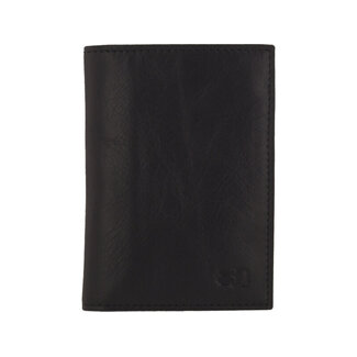 Senza Senza Pure Leather Card Holder Deep Black