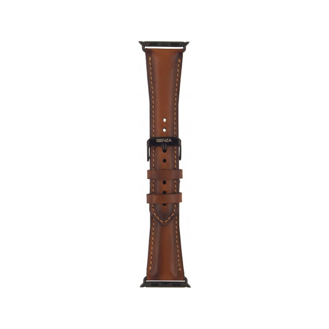 Senza Desire Leather Strap Apple Watch 38mm Burned Cognac