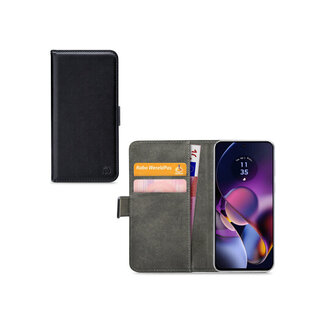 Mobilize Mobilize Classic Gelly Wallet Book Case Motorola Moto G54 Power Black