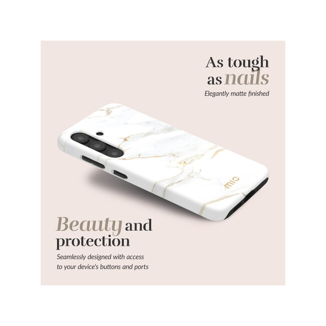 MIO White Marble Magsafe Compatible for Samsung S25 FE 5G