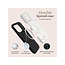 MIO White Marble Magsafe Compatible for iPhone 17 Pro Max