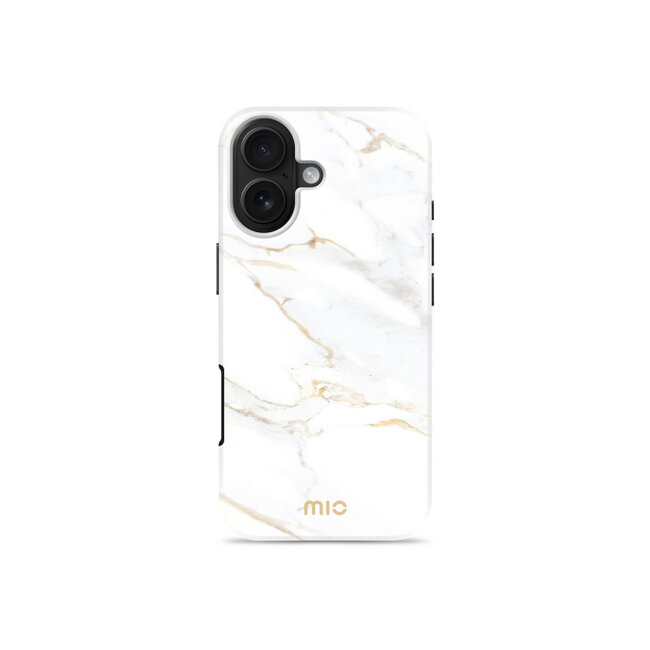 MIO White Marble Magsafe Compatible for iPhone 17