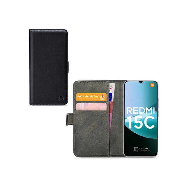 Mobilize Classic Gelly Wallet Book Case Xiaomi Redmi 15C 4G/5G Black