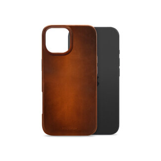 Mobilize Mobilize Magsafe Compatible Premium Leather Case Apple iPhone 17 Burned Cognac