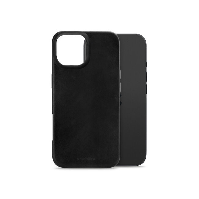 Mobilize Magsafe Compatible Premium Leather Case Apple iPhone 17 Black